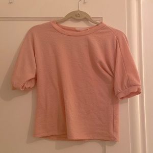 Pink short sleeve top